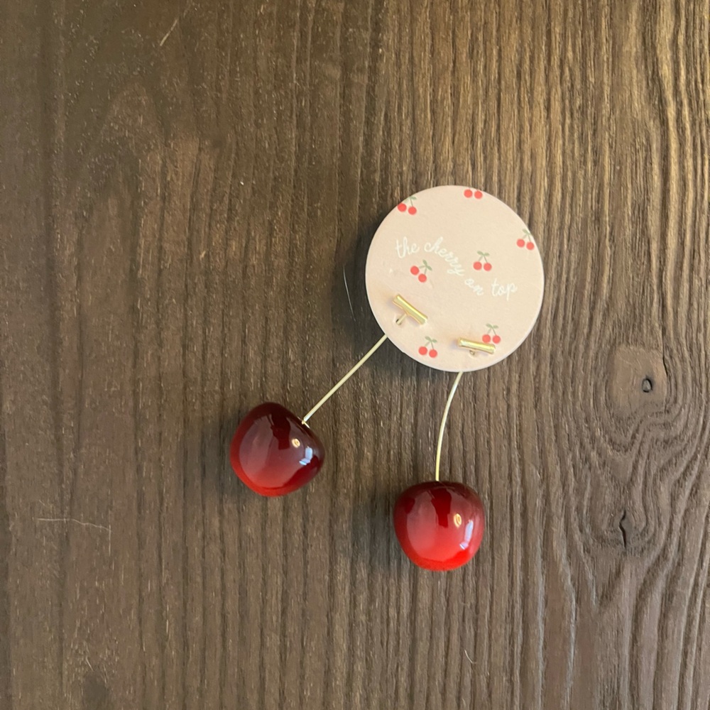 Cherry earrings